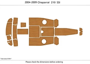 Chaparral 210 ssi 2004-2009 cabina plataforma natación arco 1/4"6 mm piso de espuma EVA - Imagen 1 de 20