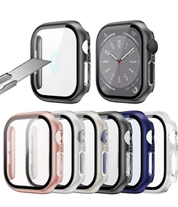 6-pack case for 42mm Apple Watch Series 10 tempered glass protector, 6 colors - Photo 1 sur 5
