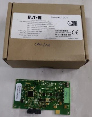 Eaton DXG-NET-CANOPEN CMC PowerXL DG1 CARD Art No: 744-F0116-00P - Image 1 of 4