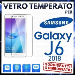 Pellicola in VETRO TEMPERATO per SAMSUNG GALAXY J6 2018 Proteggi Schermo J600F - Zdjęcie 1 z 1