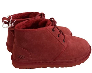 UGG NEUMEL 3236 NEW SAMBA RED/ MEN’S CHUKKA ANKLE BOOT SIZE 11 US. AUTHENTIC NEW - Picture 1 of 16