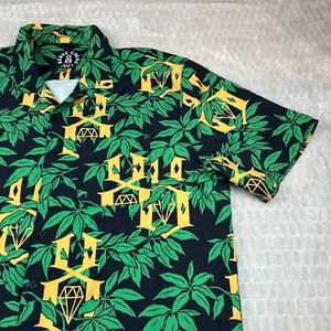 Rebel Eight 2003 Vintage Button Up Shirt Size XL Tropical Green - Picture 1 of 11