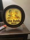Original Vintage OLD DUTCH BEER Sign 10” LIGHTED Bar Pub Man Cave PENNSYLVANIA