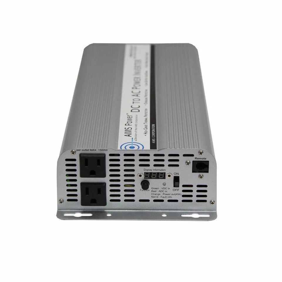 AIMS 2500 Watt Power Inverter 24 Volt - Image 1 of 2