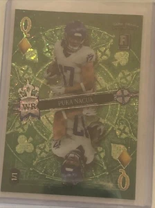 🔥Puka Nacua Los Angeles Rams Rookie 1/1 One of One Wild Card Queen - Picture 1 of 3