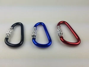 NUEVOS MOSQUETONES DE BLOQUEO DE 2-1/2" COLORES SURTIDOS (100 PIEZAS, 20 PIEZAS Y 5 PIEZAS) - Imagen 1 de 10