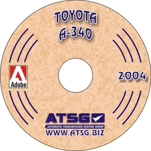 ATSG Toyota A-340 A340 A340E A340H Automatic Trans Rebuild Overhaul Manual CD - Picture 1 of 1