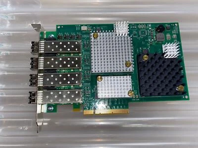 Emulex P003798-01B Quad Port 8Gb PCI-E Fibre Channel HBA Card + 4x SFP-OFFERS OK - Image 1 of 4