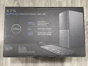 DELL XPS 8950 DESKTOP I7-12700 32GB 512GB SSD 1TB HDD RTX 3060 Ti BLACK (SEALED) - Picture 1 of 1