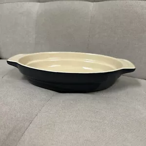 Le Creuset Ovale Backform Gefrierschrank Backofengeeignet Blau 06.29 - Bild 1 von 8