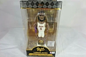 Funko - Gold - NBA - LeBron James - 5in - Chase with White Jersey - Vinyl Figur - Bild 1 von 6