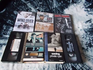 7 DVD, 2 VHS, 1 NEW: Dirty Harry, French Connection 1978 VHS, Private Ryan Promo - Picture 1 of 19