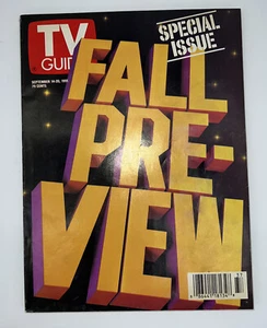 TV Guide Sept. 14-20 1991 Fall Preview Cover Pittsburgh PA Edition - Imagen 1 de 7