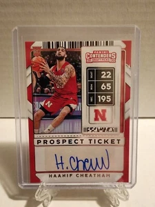 Haanif Cheatham RC Auto Red Game Ticket 2020 Contenders Draft Picks #130 Rookie - Bild 1 von 2