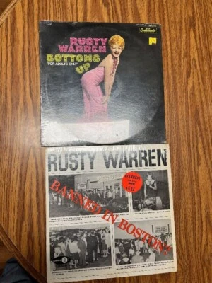 RUSTY WARREN Banned In Boston/ Bottoms Up LP Jubilee Records lot 2 Foto 1 de 4
