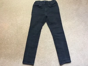 VGUC Gap Kids Boys Size 8 Regular Black Stretch Skinny Jeans - Picture 1 of 3