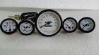 Willys Mb Jeep Ford Gpw Cj - Speedometer Temp Oil Fuel Amp Gauges Kit Wh Blk