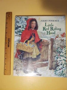 LITTLE RED RIDING HOOD Jerry Pinkney 2007 Classic Grimm Brothers HC Book ex-lib - Picture 1 of 2