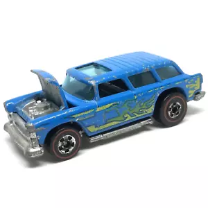 Hot Wheels Redline Alive '55 1969/1974 Light Blue Alternate - Made In Hong Kong - Picture 1 of 11