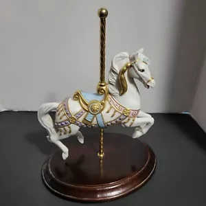 Carousel Magic By Lynn Lupetti - 1987 - The Franklin Mint Horse Figurine - Picture 1 of 6