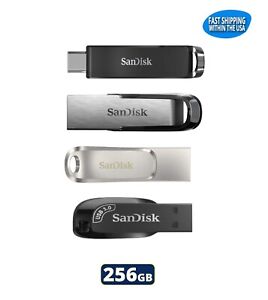 Lot de clé USB ultra flash SanDisk 256 Go pour ordinateurs et ordinateurs portables