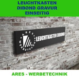 Leuchtkasten 1-seitig 200cm x 50cm ▄ LED ▄ | GRAVUR | DIBOND | Leuchtreklame TOP - Bild 1 von 10