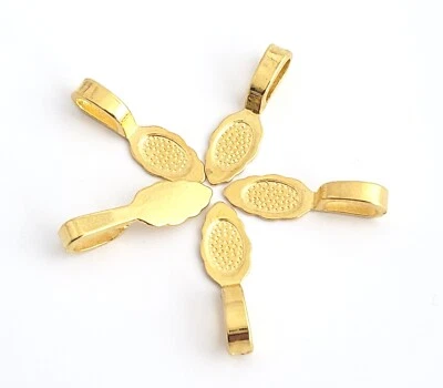 Золотой цвет (кол-во 10-40) большой клей на поручни - сплав - доставка из Висконсина, США (728-G) - Изображение 1 из 4