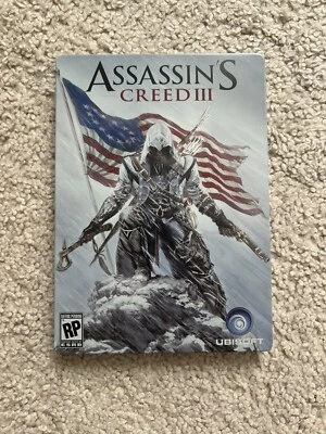 Assassin's Creed III Steelbook Pre-order Case New / Sealed Ubisoft (No Game) - Image 1 of 3