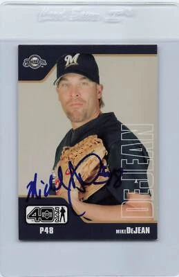 2002 Upper Deck 40 Man #531 Mike DeJean Brewers Signed Auto *G3901 - Image 1 of 2