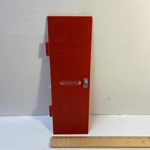 Barbie Totally Real House Folding 2005 Replacement Part Red Front Door - Picture 1 of 2