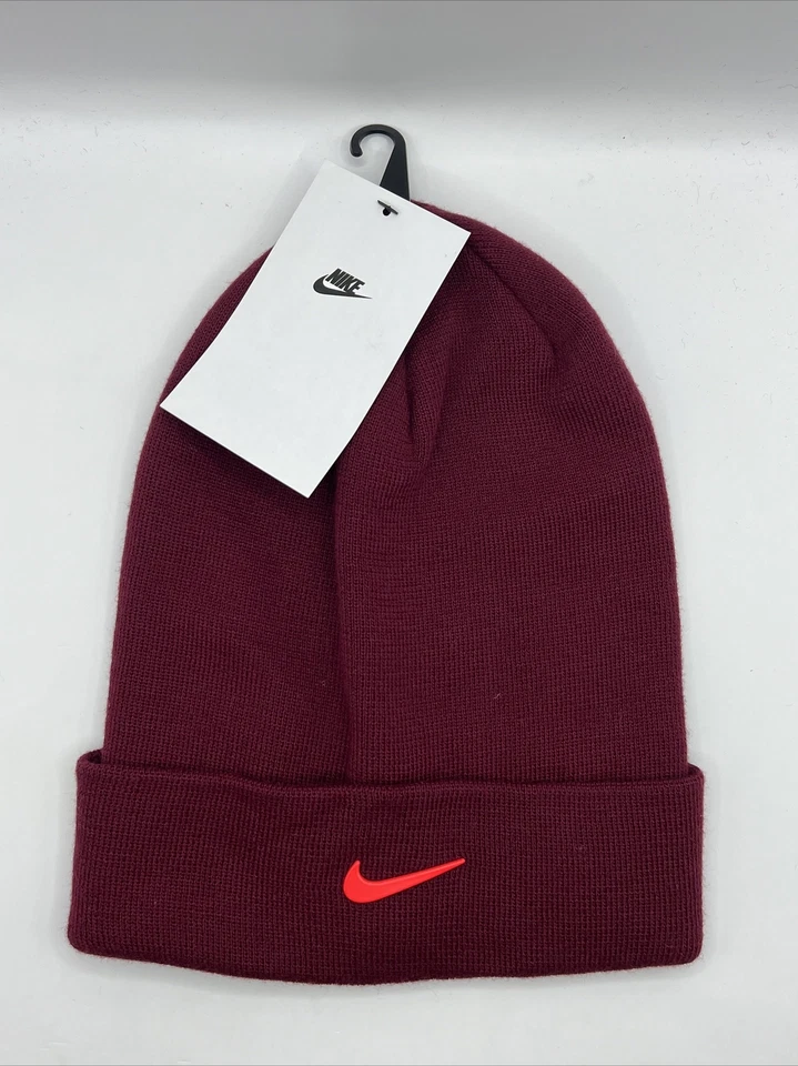 - Nike Core Beanie Hat Youth CW5871 Unisex Kids Magenta/Red