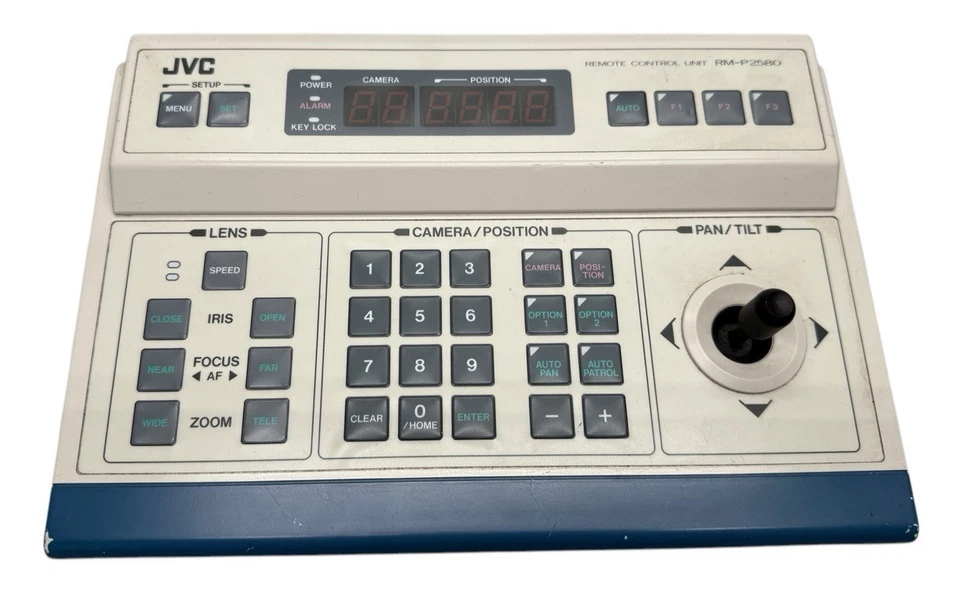 JVC RM-P2580 CCTV JOYSTICK TYPE CONTROLLER, CONTROL PANEL - Image 1 of 2
