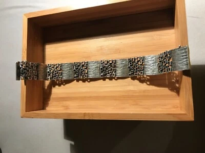 Theodor Klotz Teka Silber 925 Armband 60er 70er Vintage Modernist - Bild 1 von 4