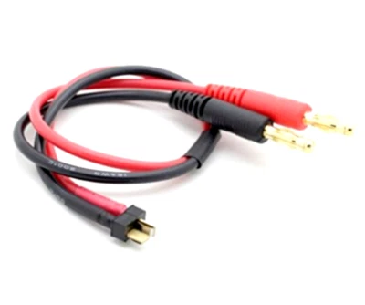 Premium Original Ladekabel mit Mini T-Dean Male Stecker 30cm 14AWG Lipo Akku RC - Bild 1 von 4