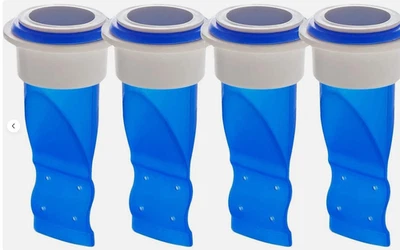 4 Modern Blue Silicone Drain Trap Automatic Backflow Preventer Easy DrainageV19 - Image 1 of 4