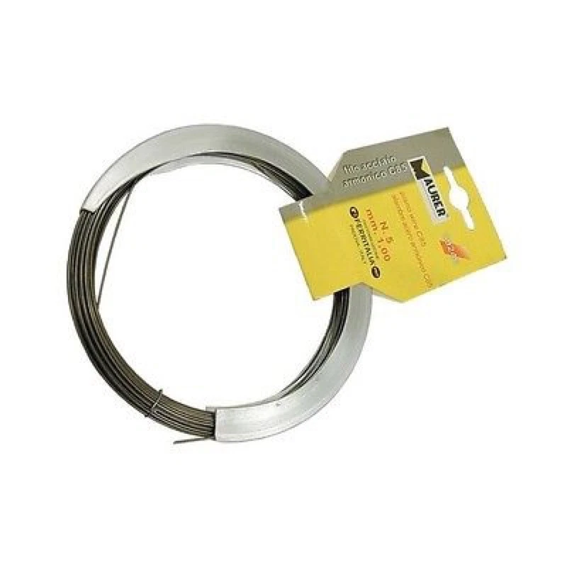 FILO IN ACCIAIO ARMONICO C85 IN MATASSINA MISURA N° 13 Ø 2 mm 8 mt MAURER - Immagine 1 di 1