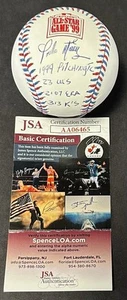 Pedro Martinez Signed Official 1999 ASG Baseball 4 Stat LE Auto Red Sox JSA HOF - Picture 1 of 9