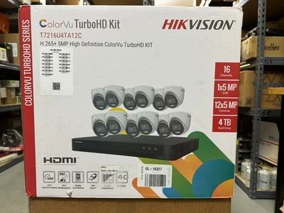 ⭐⭐$1500 High End Security System 4TB Hurbo HD 16 Camera 5MP & DVR New & Sealed⭐⭐ - Image 1 of 3