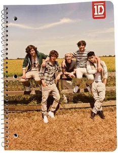 1D/One Direction GROUP Spiral Notebook 10.5" x 8" Discontinued Rare Collectible - Picture 1 of 2