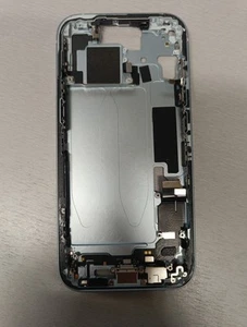 Apple iPhone 15 BLANC BLEU Boîtier cadre central châssis pièce d'origine d'origine - Photo 1 sur 3