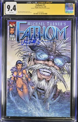 FATHOM #11 (2000) - CGC GRADE 9.4 - MICHAEL TURNER SIGNED IMAGE COMICS! - Image 1 of 2