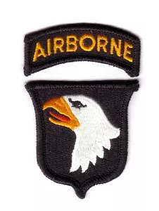 101st AIRBORNE DIVISION "Patch & Tab" (Fabrication Actuelle) - Foto 1 di 1