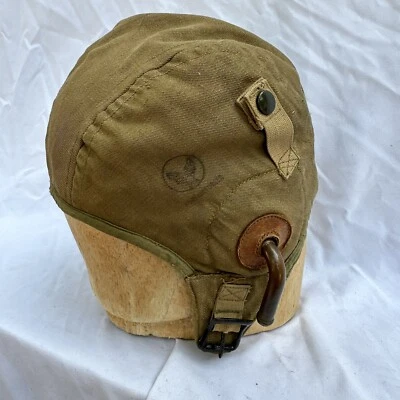 WWII US Army Air Corps Cloth Flight Jacket W/ Brass Gossports  - Image 1 of 4