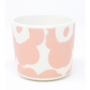 【NEW】  marimekko Oiva Unikko latte mug  coral coffee cup  咖啡杯马克杯 罂粟花朵杯 - Picture 1 of 3