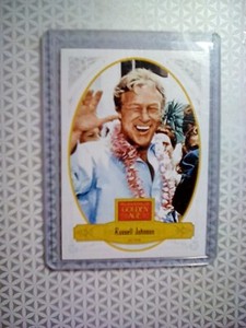 RUSSELL JOHNSON 2012 GOLDEN AGE PANINI WHITE BORDER #/58  RARE #145 SP  WH1
