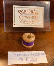 Pearsall's Gossamer Threads - #8 Purple - Wooden Spool
