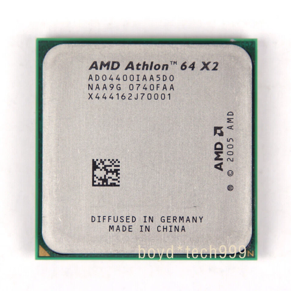 AMD Athlon 64 X2 4400+ Dual-Core CPU Processor ADO4400IAA5DU 2.3 GHz 1000MHz AM2 - Image 1 of 1