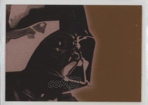 2009 Topps Star Wars Galaxy Series 4 Foil Art Bronze Darth Vader #4 2h0