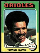 1975 Topps Minis Tommy Davis Baltimore Orioles #564