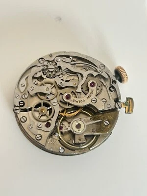 Valjoux Mecanichal Cal 22. Chronograph manual RUNS working used - Image 1 of 4